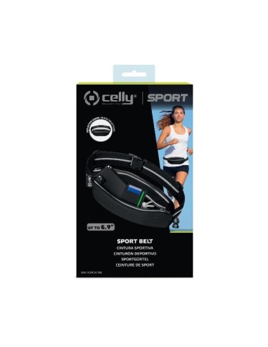 Celly RUNBSPORT marsupio Nylon Nero