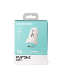 Celly PT-DC1USBL Caricabatterie per dispositivi mobili Universale Ciano, Bianco Accendisigari Auto 2