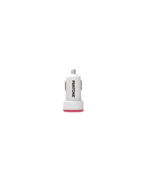 Celly PT-DC1USBP Caricabatterie per dispositivi mobili Universale Rosa, Bianco Accendisigari Auto