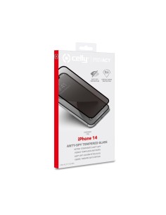 Celly PRIVACYF1024BK protezione per lo schermo e il retro dei telefoni cellulari Pellicola proteggischermo trasparente Apple 1 2