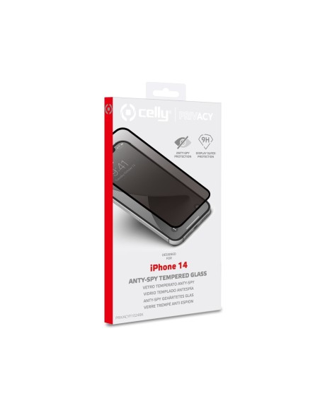 Celly PRIVACYF1024BK protezione per lo schermo e il retro dei telefoni cellulari Pellicola proteggischermo trasparente Apple 1