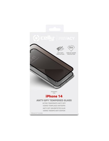 Celly PRIVACYF1024BK protezione per lo schermo e il retro dei telefoni cellulari Pellicola proteggischermo trasparente Apple 1