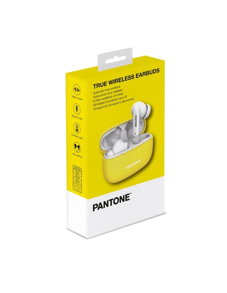 Celly PT-TWS008Y cuffia e auricolare True Wireless Stereo (TWS) In-ear Musica e Chiamate Bluetooth Giallo