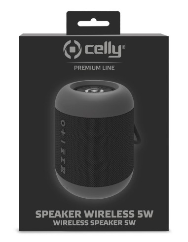 Celly PYSPEAKER altoparlante portatile e per feste Altoparlante portatile mono Nero 5 W