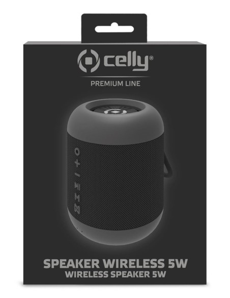 Celly PYSPEAKER altoparlante portatile e per feste Altoparlante portatile mono Nero 5 W