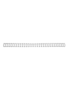 GBC Spirali metalliche WireBind argento 11 mm (100)