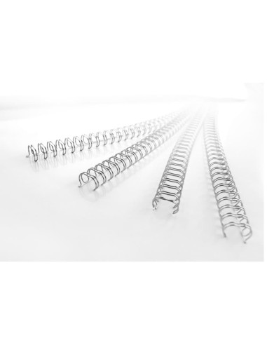 GBC Spirali metalliche WireBind argento 11 mm (100)