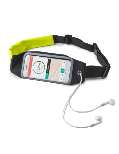 Celly RUNBDUOXXLYL custodia per cellulare 13,7 cm (5.4") Custodia a cintura Nero, Giallo