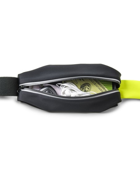 Celly RUNBDUOXXLYL custodia per cellulare 13,7 cm (5.4") Custodia a cintura Nero, Giallo