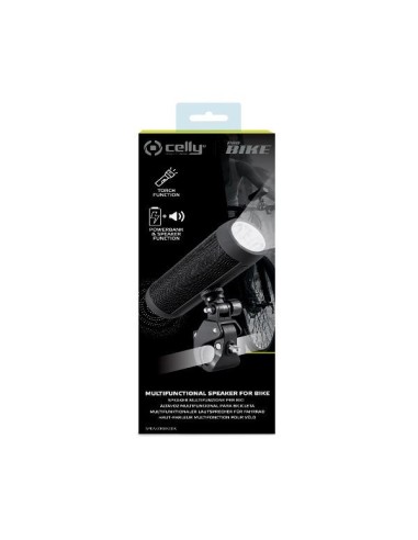 Celly SPEAKERBIKEBK altoparlante portatile e per feste Altoparlante portatile mono Nero 3 W