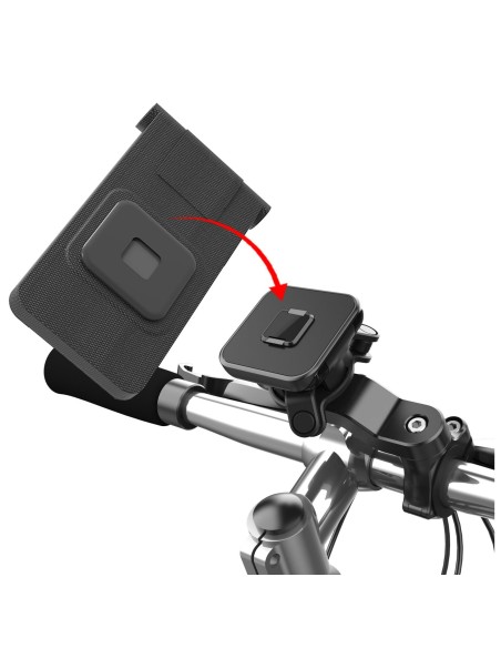 Celly SNAPMAGFLEXBK supporto per personal communication Supporto passivo Telefono cellulare smartphone, Tablet UMPC Nero
