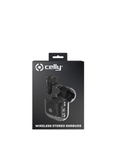 Celly SHEER Auricolare True Wireless Stereo (TWS) In-ear Musica e Chiamate Nero, Trasparente 2
