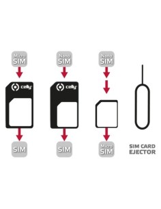 Celly SIMKITAD adattatore per SIM flash memory card Adattatore scheda SIM