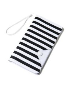 Celly SPLASHWALLETWH custodia per cellulare 14,5 cm (5.7") Custodia a borsellino Nero, Bianco