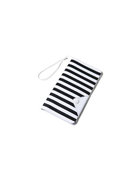 Celly SPLASHWALLETWH custodia per cellulare 14,5 cm (5.7") Custodia a borsellino Nero, Bianco