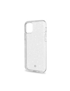 Celly Sparkle custodia per cellulare 15,5 cm (6.1") Cover Trasparente, Bianco