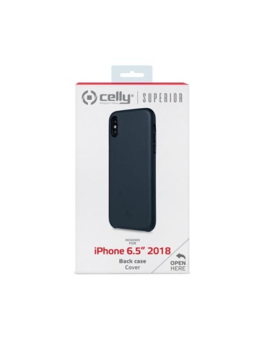 Celly Superior custodia per cellulare 16,5 cm (6.5") Cover Blu