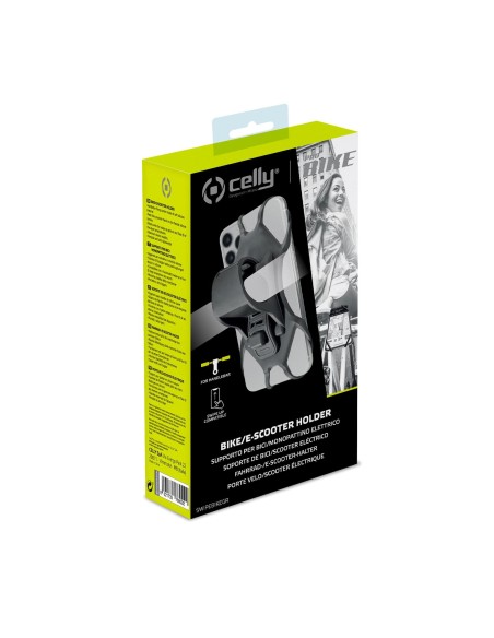 Celly Swipe Bike Supporto passivo Telefono cellulare smartphone Grigio
