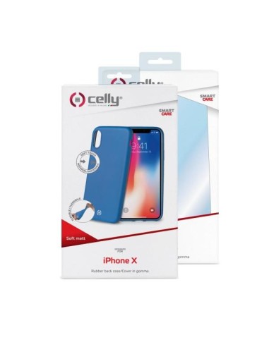 Celly SOFTMATT900BL custodia per cellulare 14,9 cm (5.85") Cover Blu
