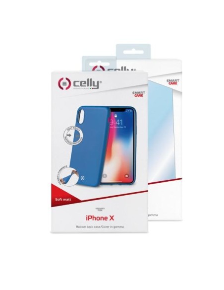 Celly SOFTMATT900BL custodia per cellulare 14,9 cm (5.85") Cover Blu Celly SOFTMATT900BL custodia per cellulare 14,9 cm (5.85") Cover Blu