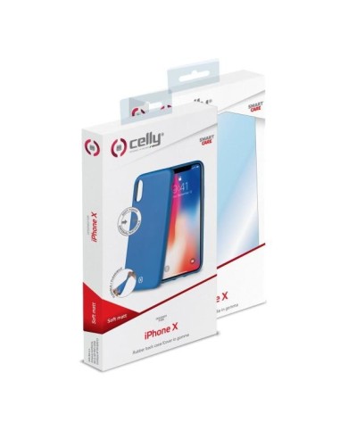 Celly SOFTMATT900BL custodia per cellulare 14,9 cm (5.85") Cover Blu