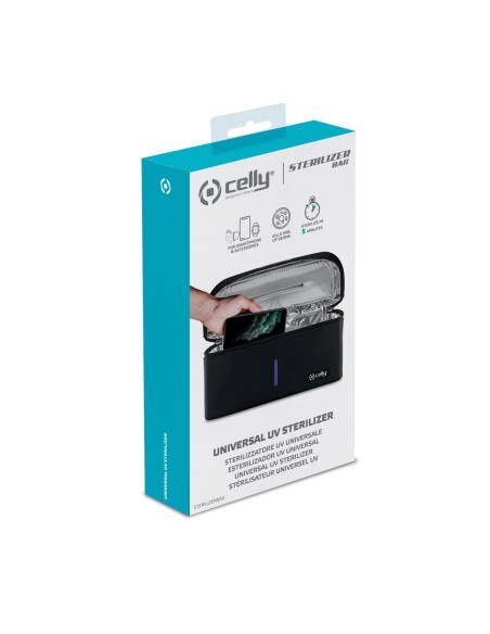 Celly STERILIZERBAG sterilizzatore a raggi ultravioletti Nero UV-C