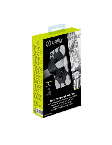 Celly Swipe Bike Supporto passivo Telefono cellulare smartphone Nero