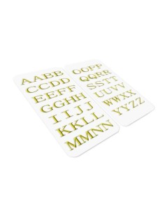 Celly STICKERLETTER01 sticker decorativi Oro 52 pz 2
