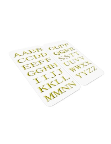 Celly STICKERLETTER01 sticker decorativi Oro 52 pz