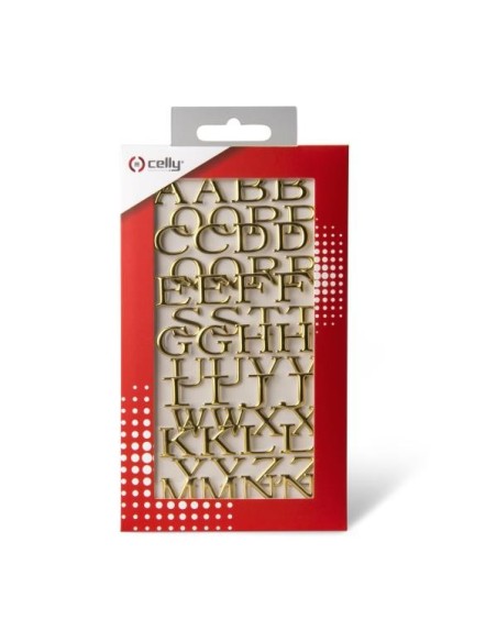Celly STICKERLETTER01 sticker decorativi Oro 52 pz