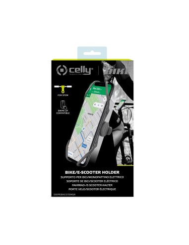 Celly Swipe Bike Supporto passivo Telefono cellulare smartphone Grigio