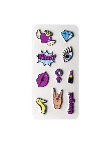 Celly STICKERTEEN02 sticker decorativi Multicolore 10 pz Celly STICKERTEEN02 sticker decorativi Multicolore 10 pz