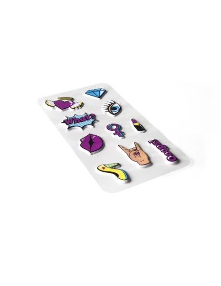 Celly STICKERTEEN02 sticker decorativi Multicolore 10 pz Celly STICKERTEEN02 sticker decorativi Multicolore 10 pz
