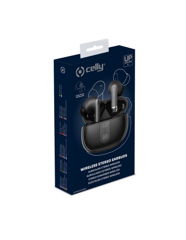Celly ULTRASOUND Auricolare True Wireless Stereo (TWS) In-ear Musica e Chiamate USB tipo-C Bluetooth Nero