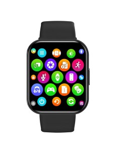 Celly TRAINERWATCH2BK smartwatch e orologio sportivo 4,6 cm (1.81") Digitale 320 x 320 Pixel Touch screen Nero GPS (satellitare)