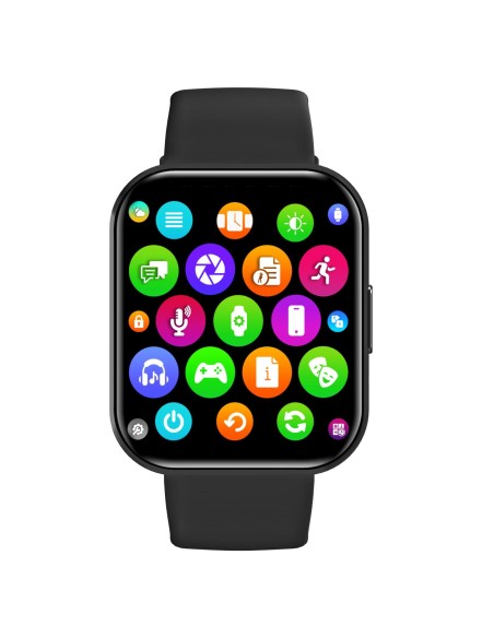 Celly TRAINERWATCH2BK smartwatch e orologio sportivo 4,6 cm (1.81") Digitale 320 x 320 Pixel Touch screen Nero GPS (satellitare)