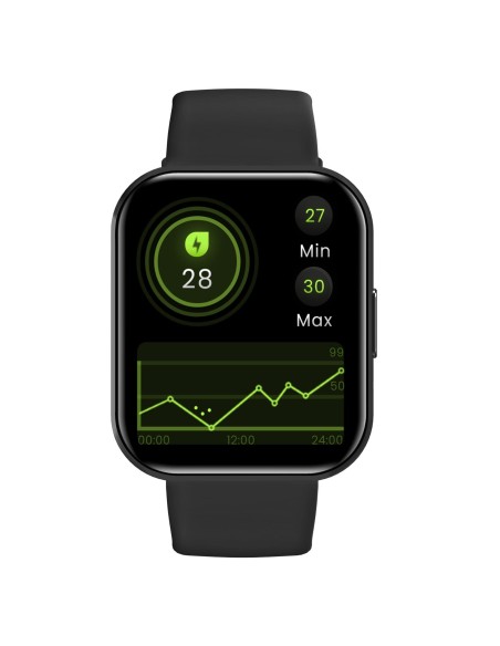 Celly TRAINERWATCH2BK smartwatch e orologio sportivo 4,6 cm (1.81") Digitale 320 x 320 Pixel Touch screen Nero GPS (satellitare)