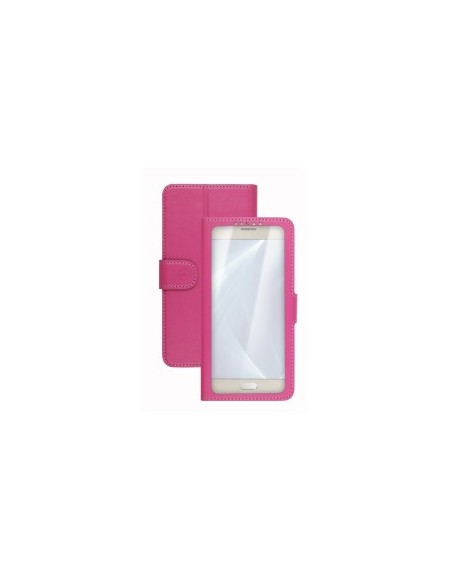 Celly Unica View custodia per cellulare 12,7 cm (5") Custodia a libro Rosa