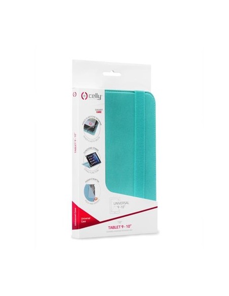 Celly Unitab 25,4 cm (10") Custodia a libro Blu