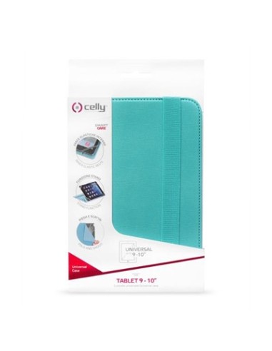 Celly Unitab 25,4 cm (10") Custodia a libro Blu