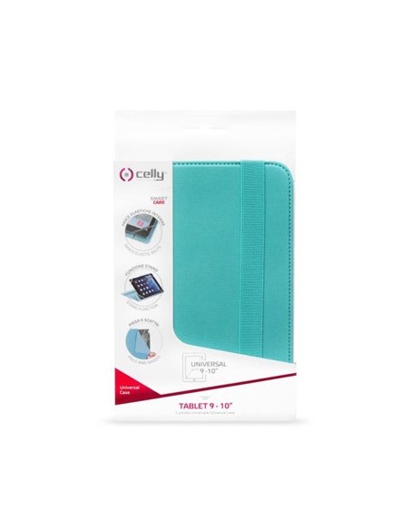 Celly Unitab 25,4 cm (10") Custodia a libro Blu