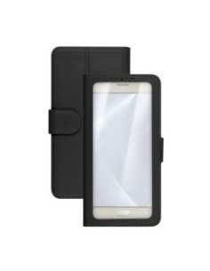 Celly Unica View custodia per cellulare 12,7 cm (5") Custodia a libro Nero