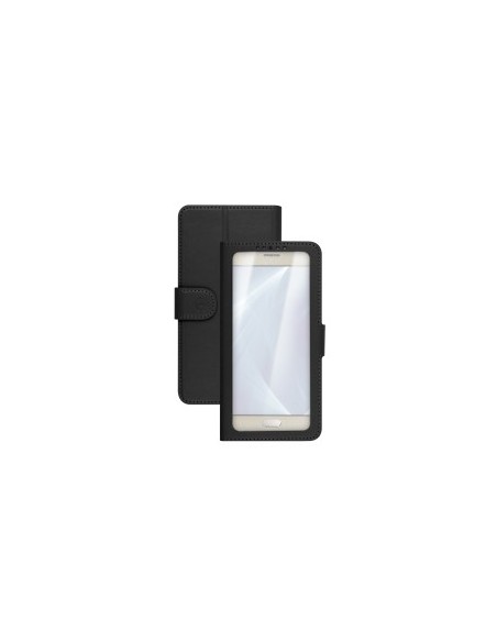 Celly Unica View custodia per cellulare 12,7 cm (5") Custodia a libro Nero