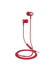 Celly UP500 Auricolare Cablato In-ear Musica e Chiamate Rosso