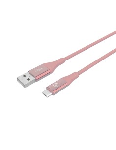Celly USBMICROCOLORPK cavo USB USB 2.0 1 m USB A Micro-USB B Rosa