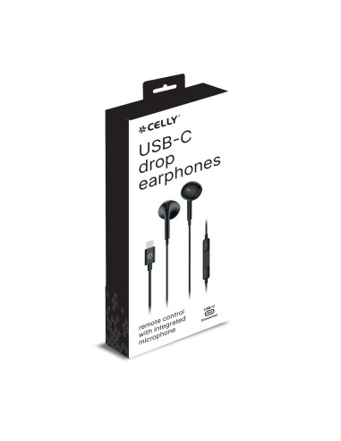 Celly UP1300TYPEC - USB-C Stereo Wired Earphones