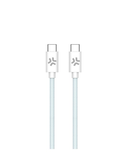 Celly USBCUSBCCOTTLB cavo USB 1,5 m USB C Blu, Bianco