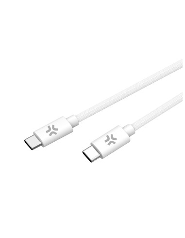 Celly USBCUSBCCOTTWH cavo USB 1,5 m USB C Bianco