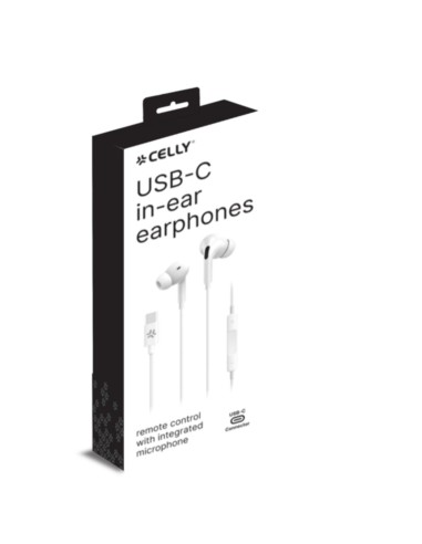 Celly UP1200TYPEC - USB-C Stereo Wired in-ear Earphones