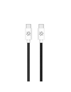 Celly USBCUSBCCOTTBK cavo USB 1,5 m USB C Nero, Bianco